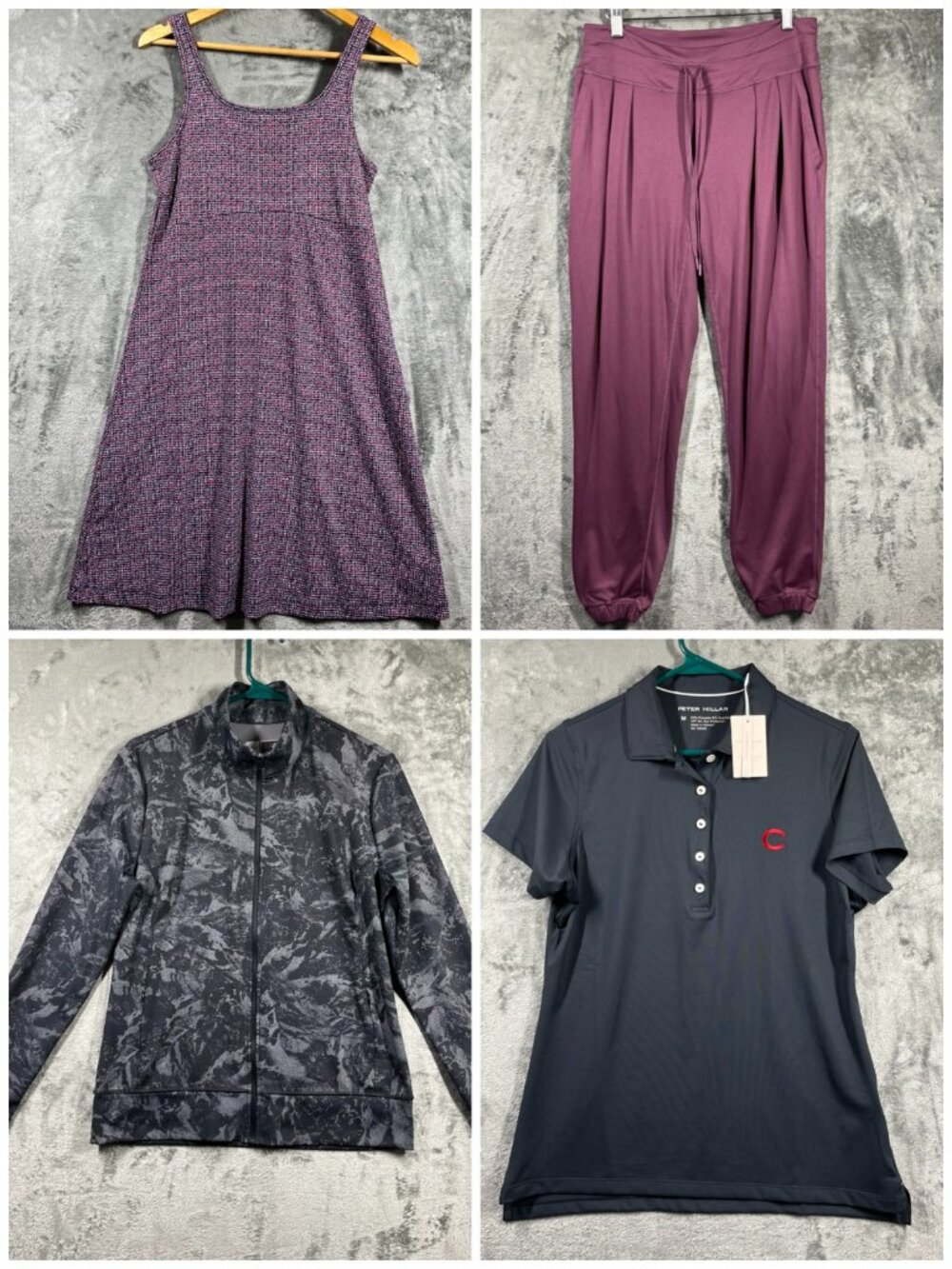 Bundle of Clothes (4) Women Size Medium Dress Pants Sweater Golf Shirt
